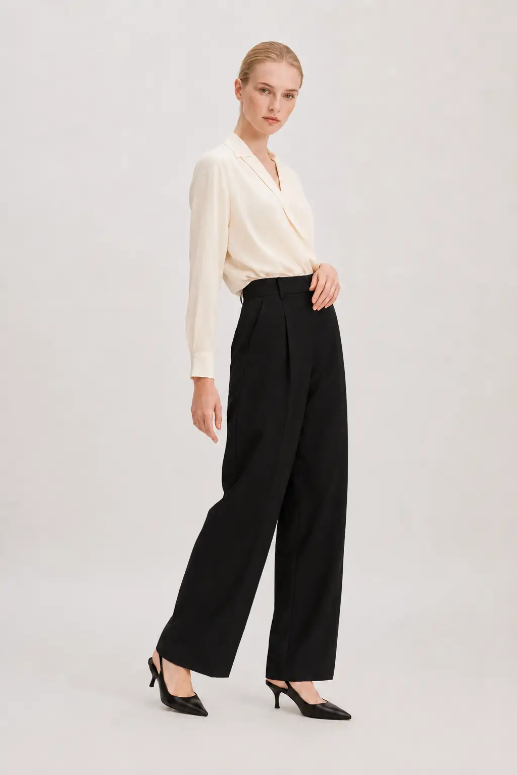 Paloma Draped Trousers black 1