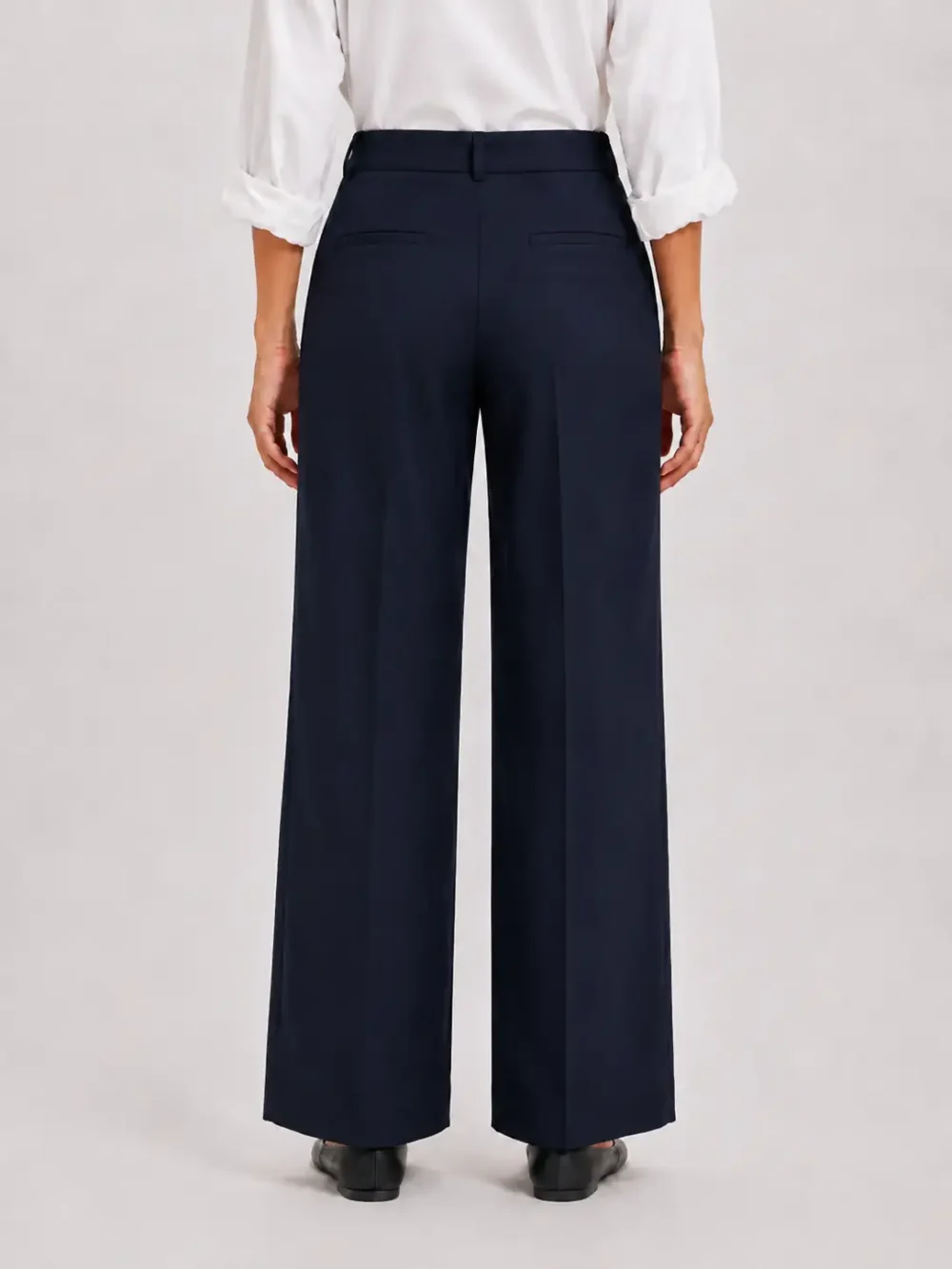 Relaxed Triacetate Trousers deep navy (3)