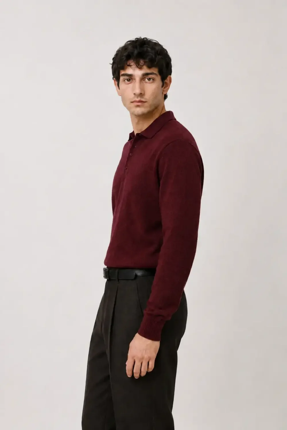 Rugby Shirt burgundy2