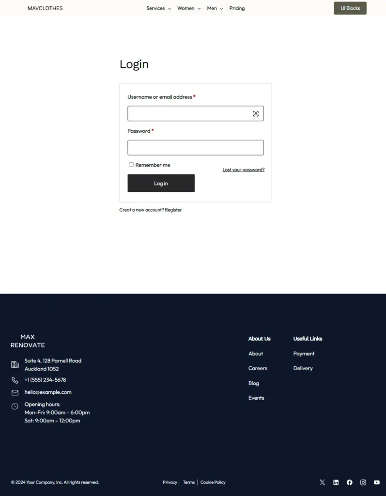 login separate